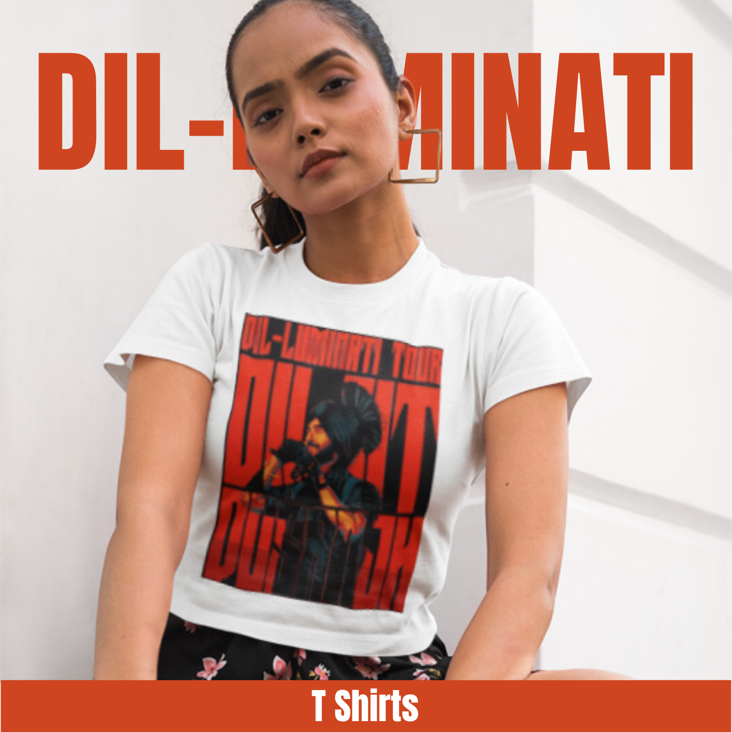 Diljit Dosanjh India Tour 2024 | Exclusive T-Shirt Collection: Men, Women & Oversized Styles