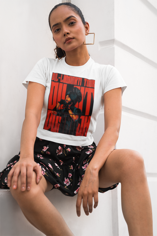 Mayii | Diljit Dosanjh India Tour 2024 Women's T-Shirt Set | Concert Special Edition