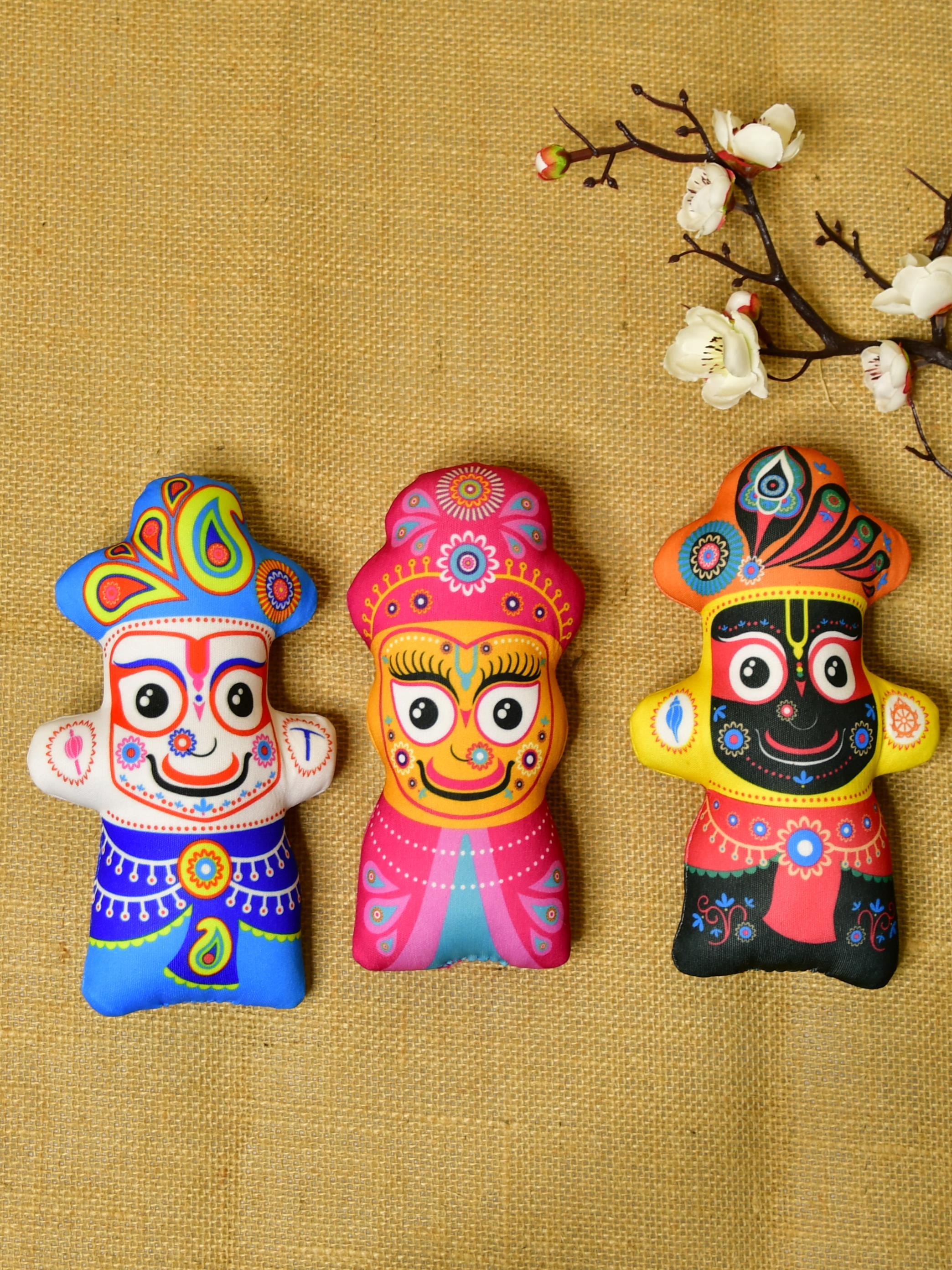 Mayii Stitched Cotton Jagannath Trio