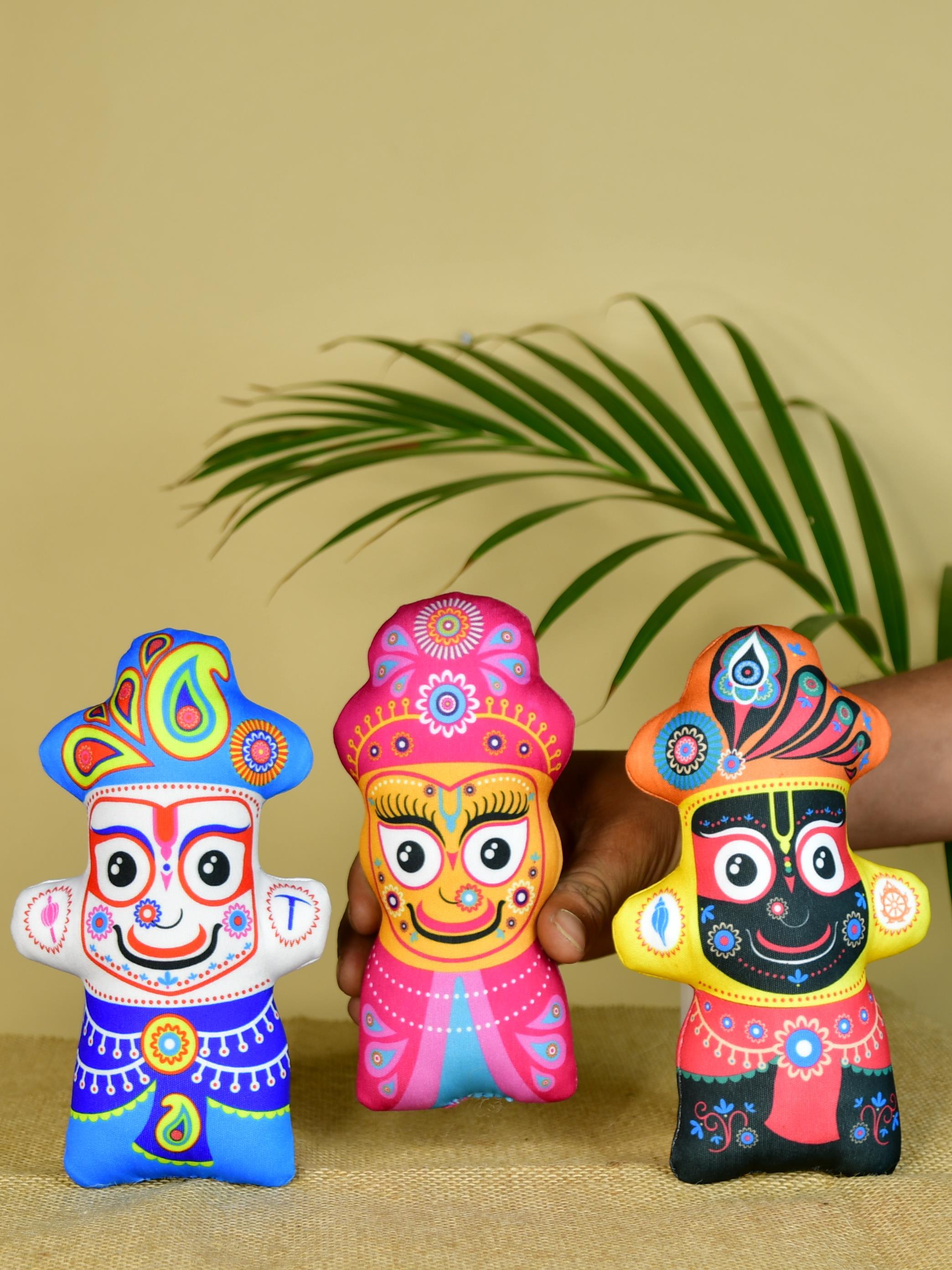 Mayii Stitched Cotton Jagannath Trio