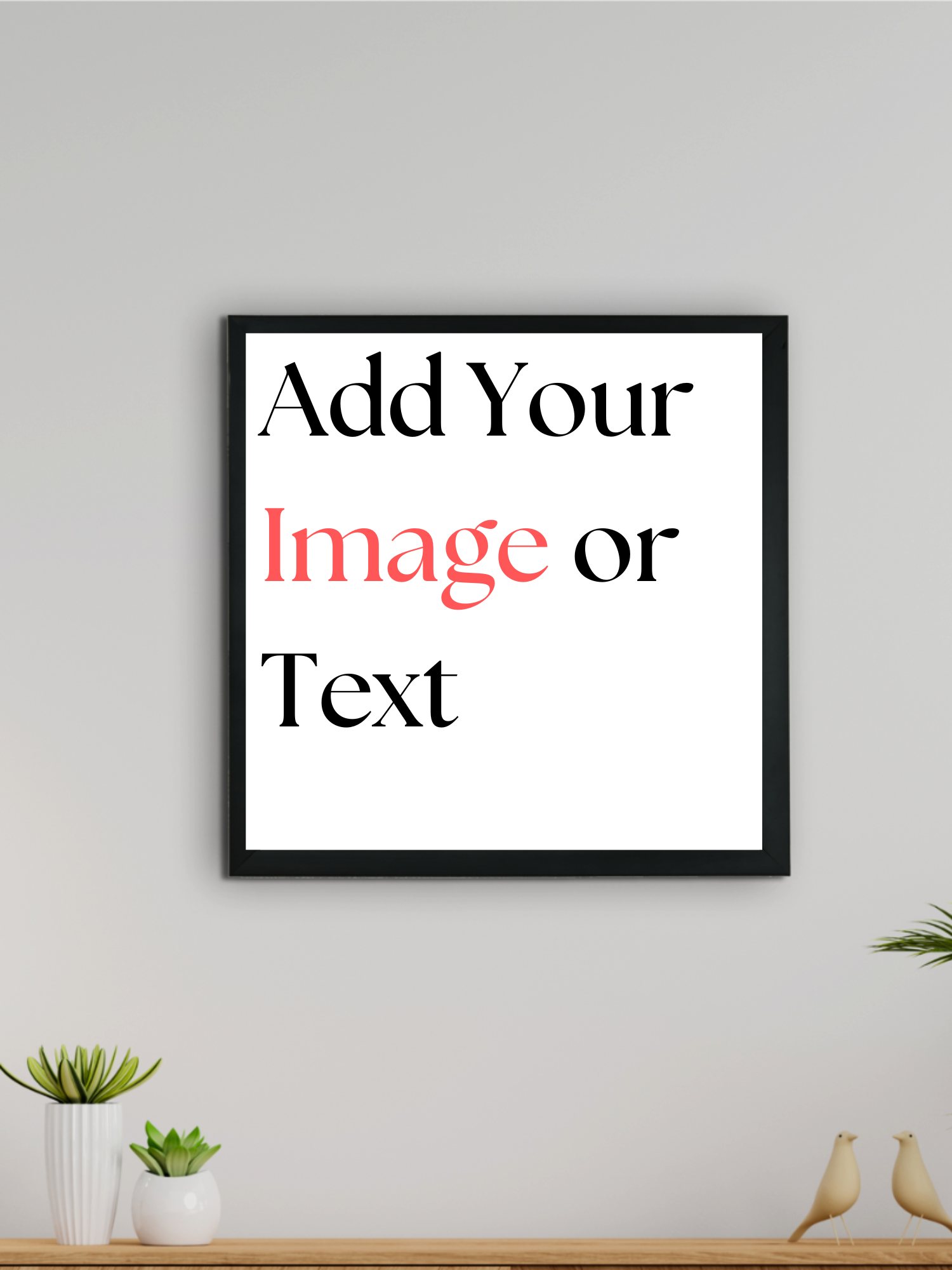 Personalized Canvas Print Square