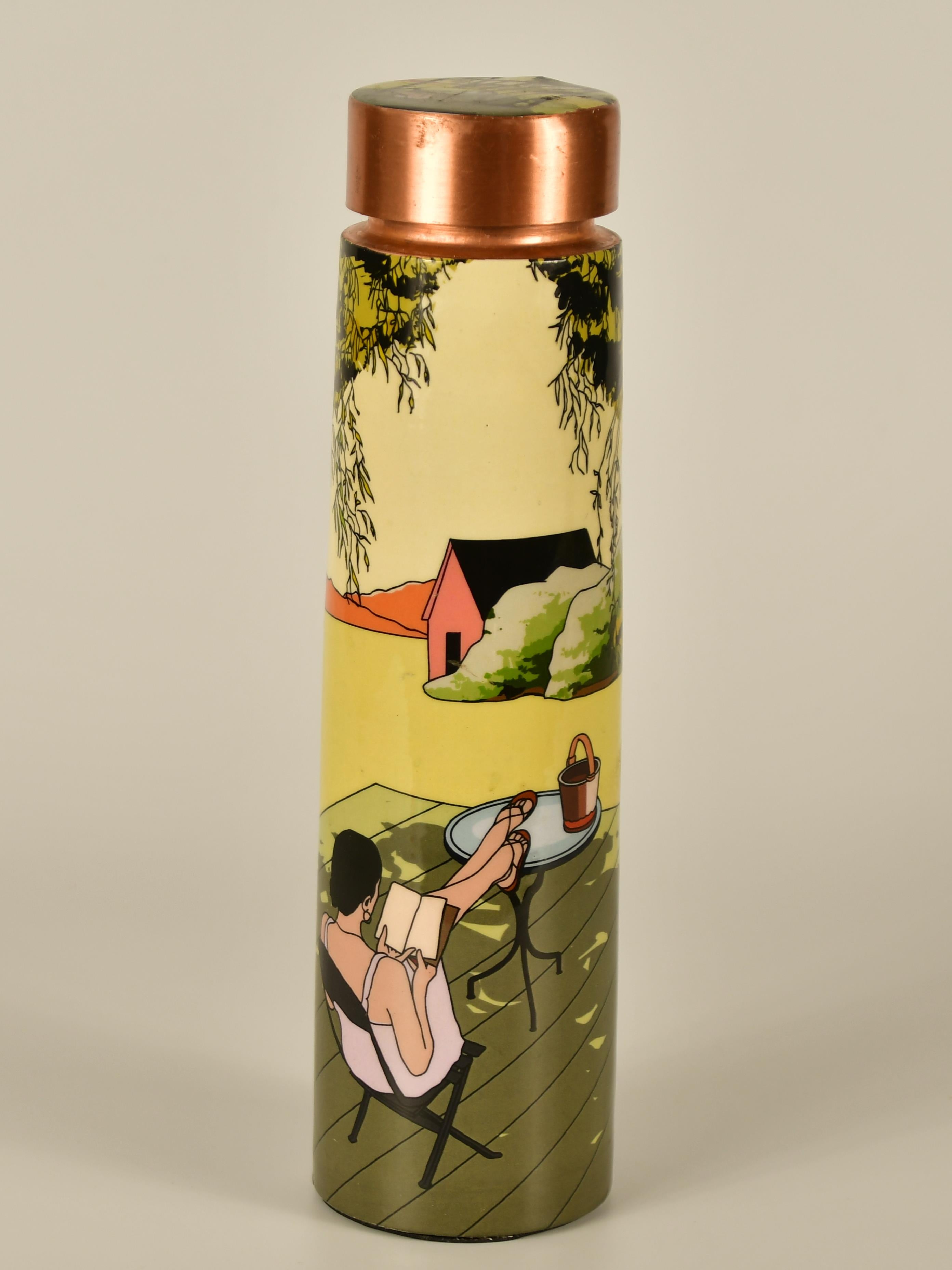 Mayii - Outdoor lawn-inspired stylish copper bottle