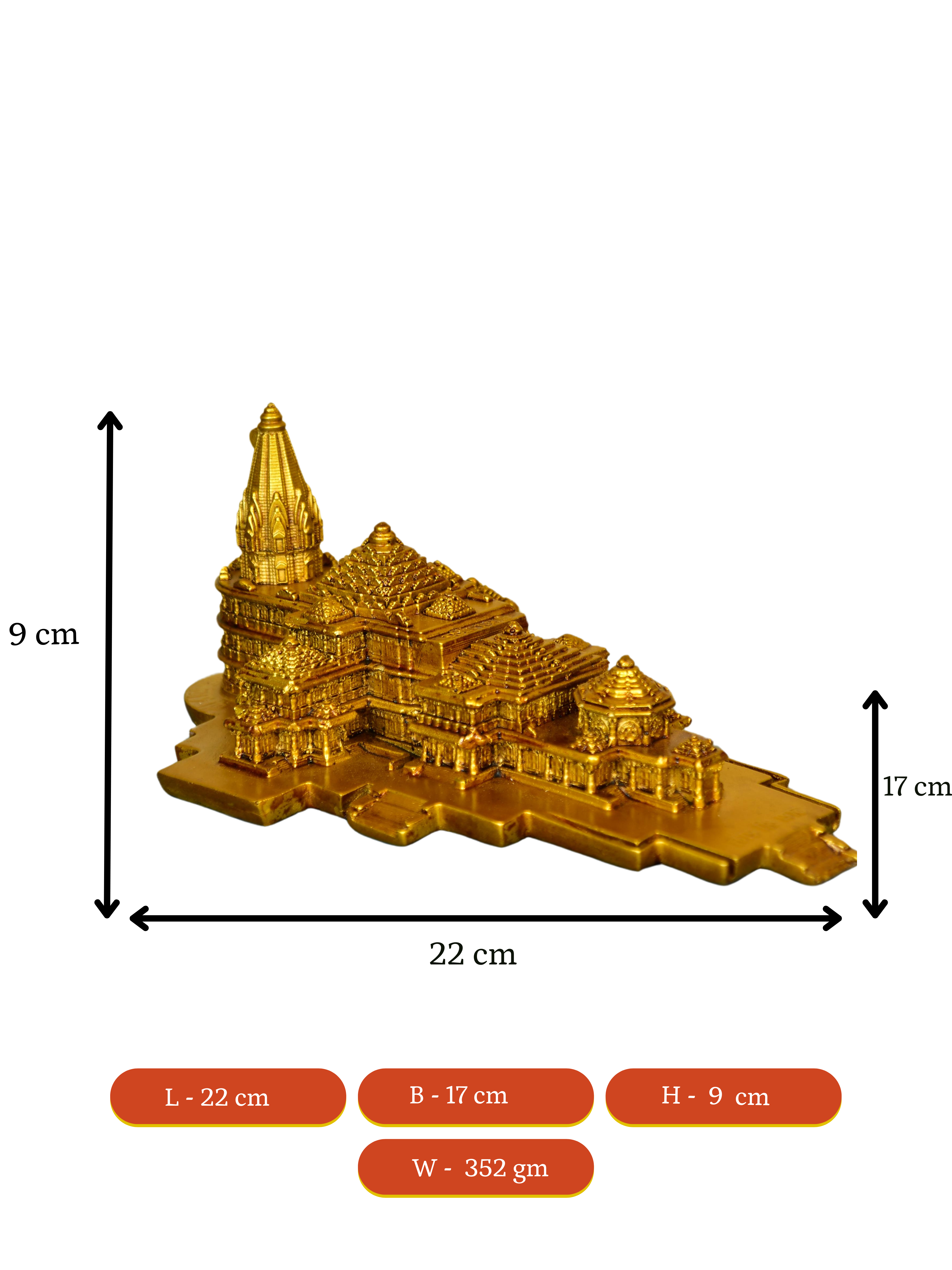 Mayii Resin Ram Mandir