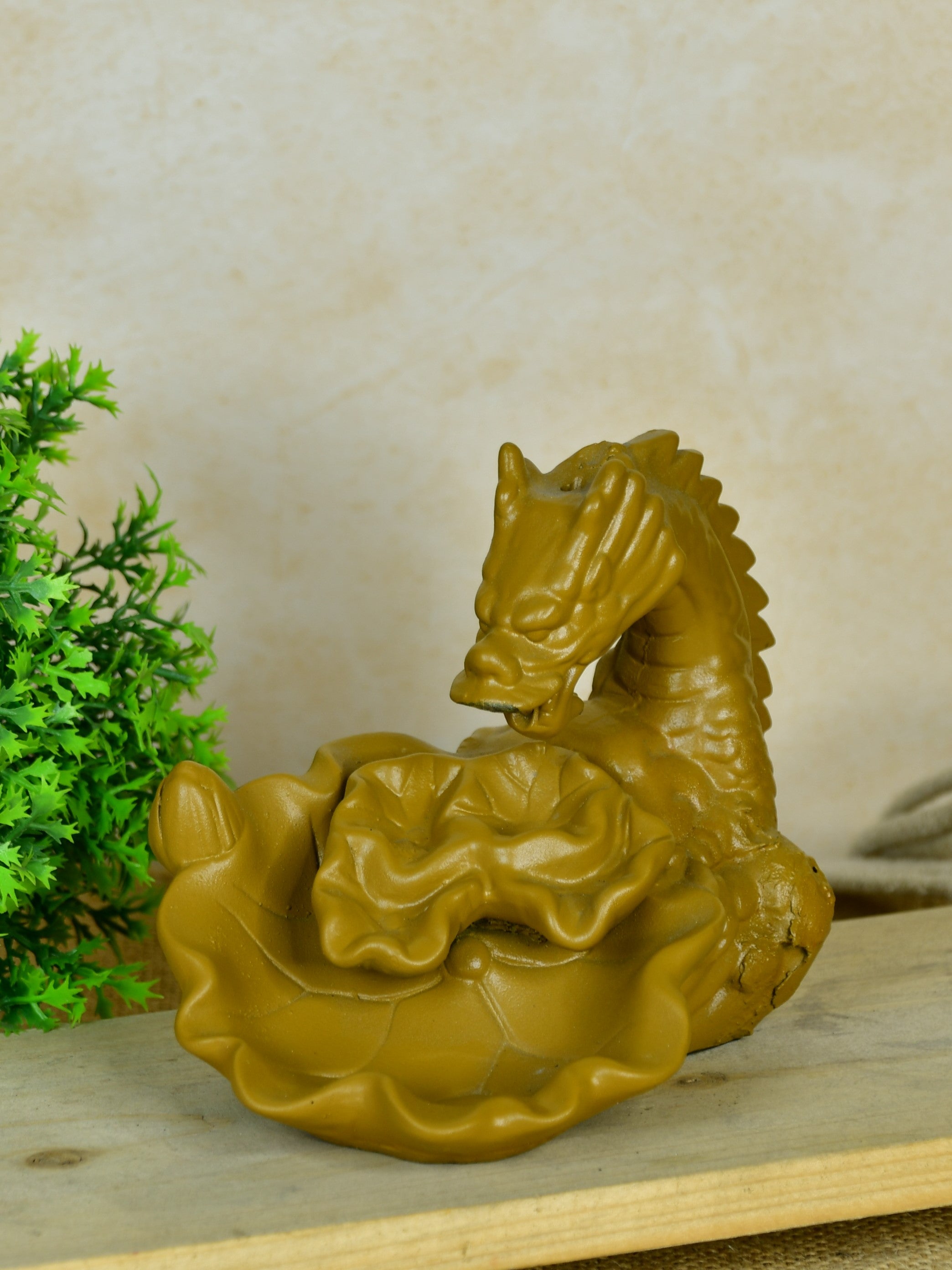 Dragon Smoke Fountain by Mayii - Beautiful Resin Showpiece for Home Decor