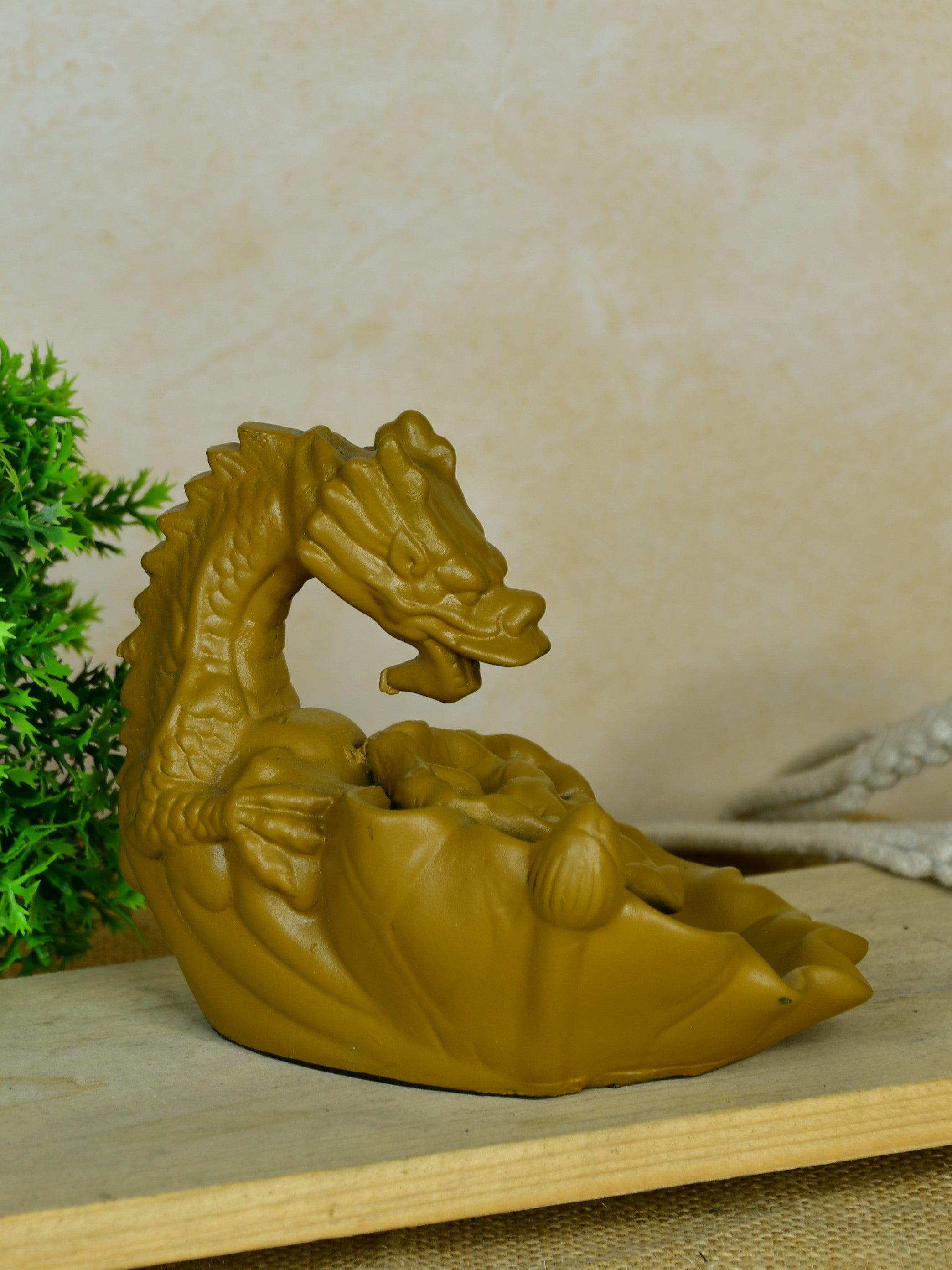 Dragon Smoke Fountain by Mayii - Beautiful Resin Showpiece for Home Decor