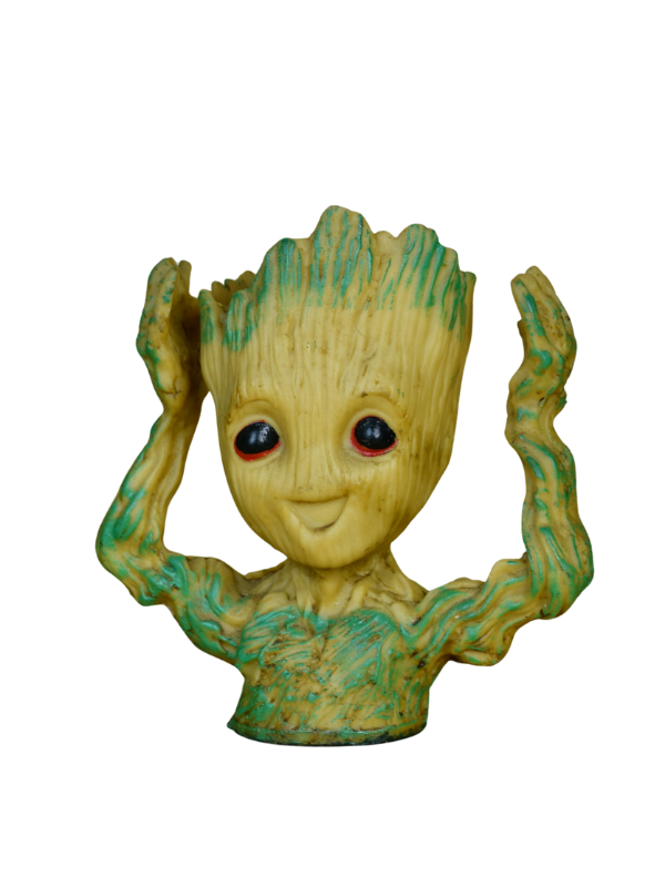 Groot Figurine Planter with Hands Up | Mayii Artisan Home Decor & Functional Design