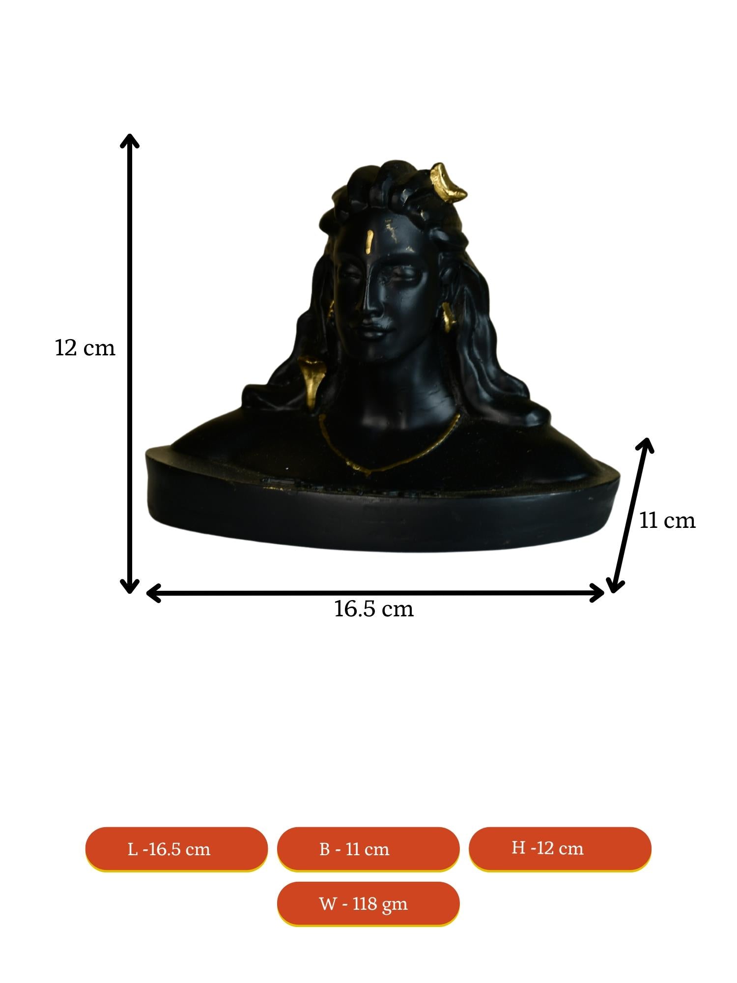 Mayii Resin Adiyogi Mini