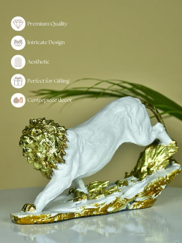 Mayii Resin Leaping Lion