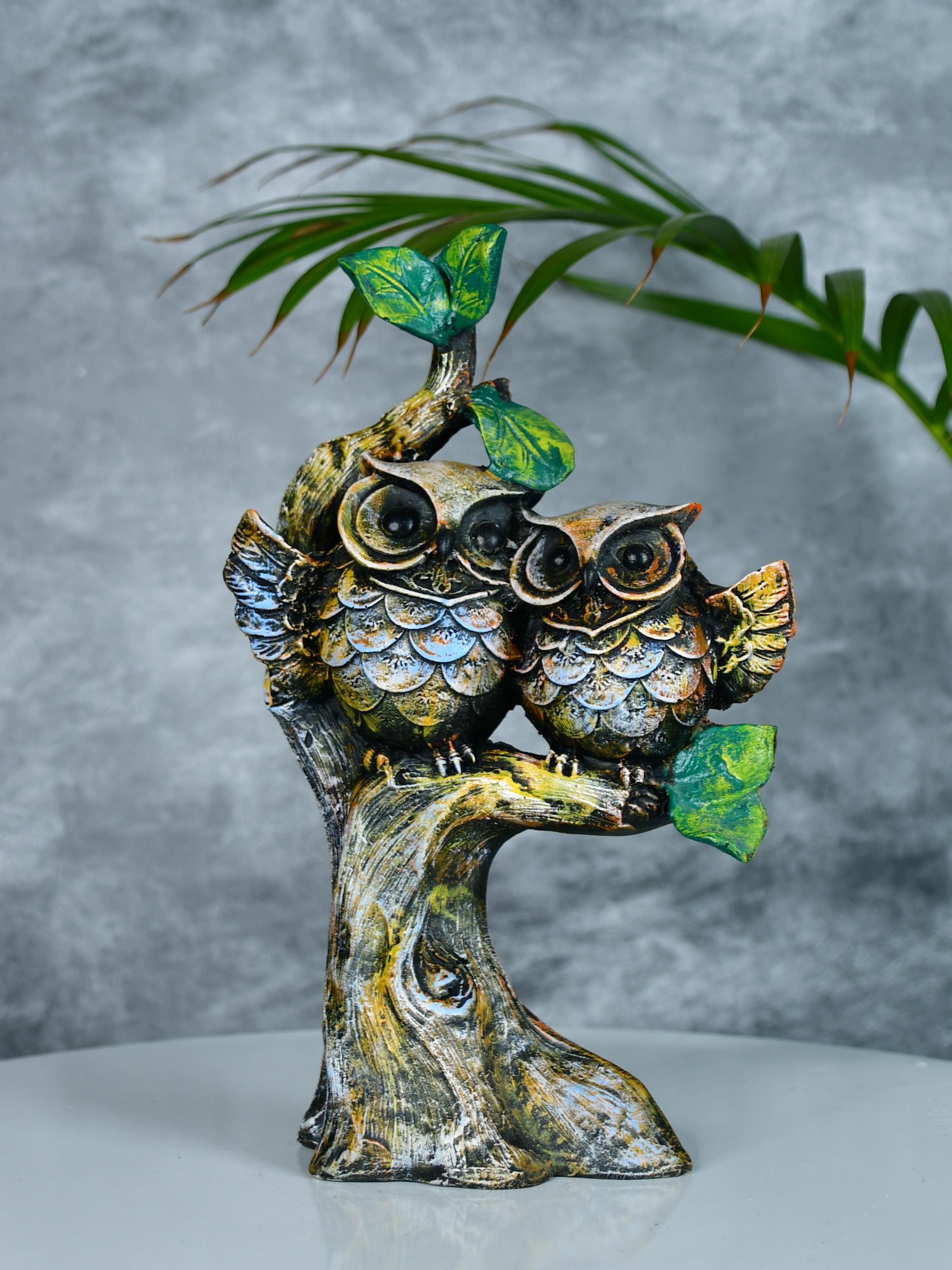 Mayii Resin Owl Branch