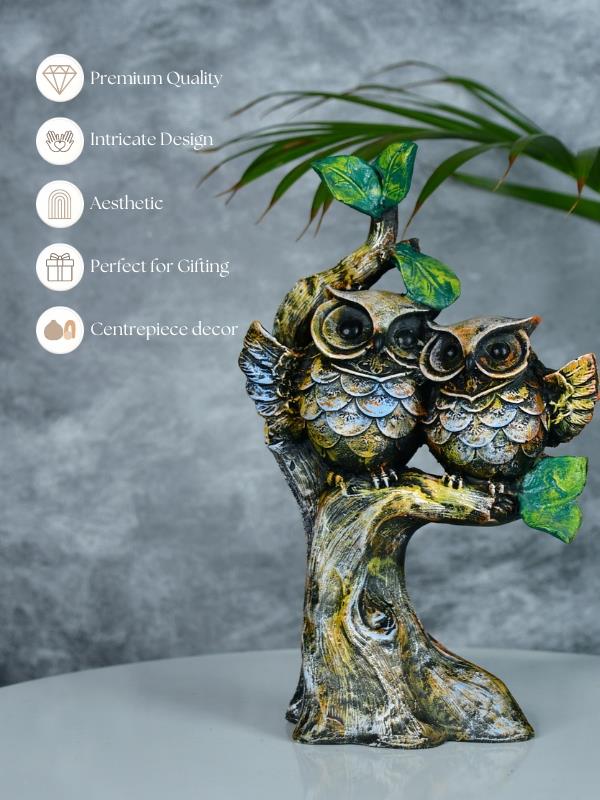 Mayii Resin Owl Branch