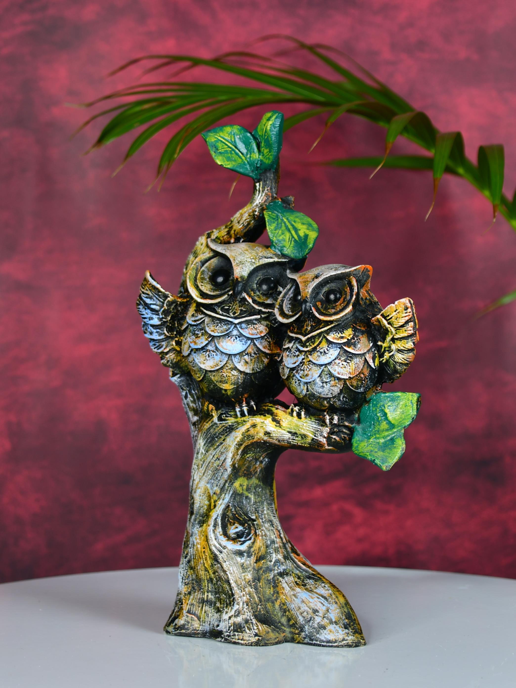 Mayii Resin Owl Branch