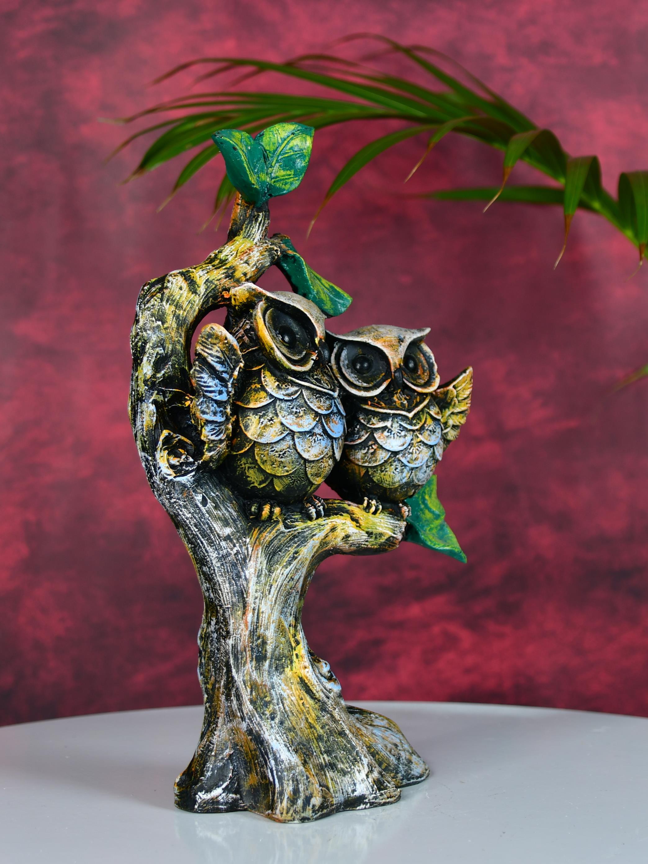 Mayii Resin Owl Branch