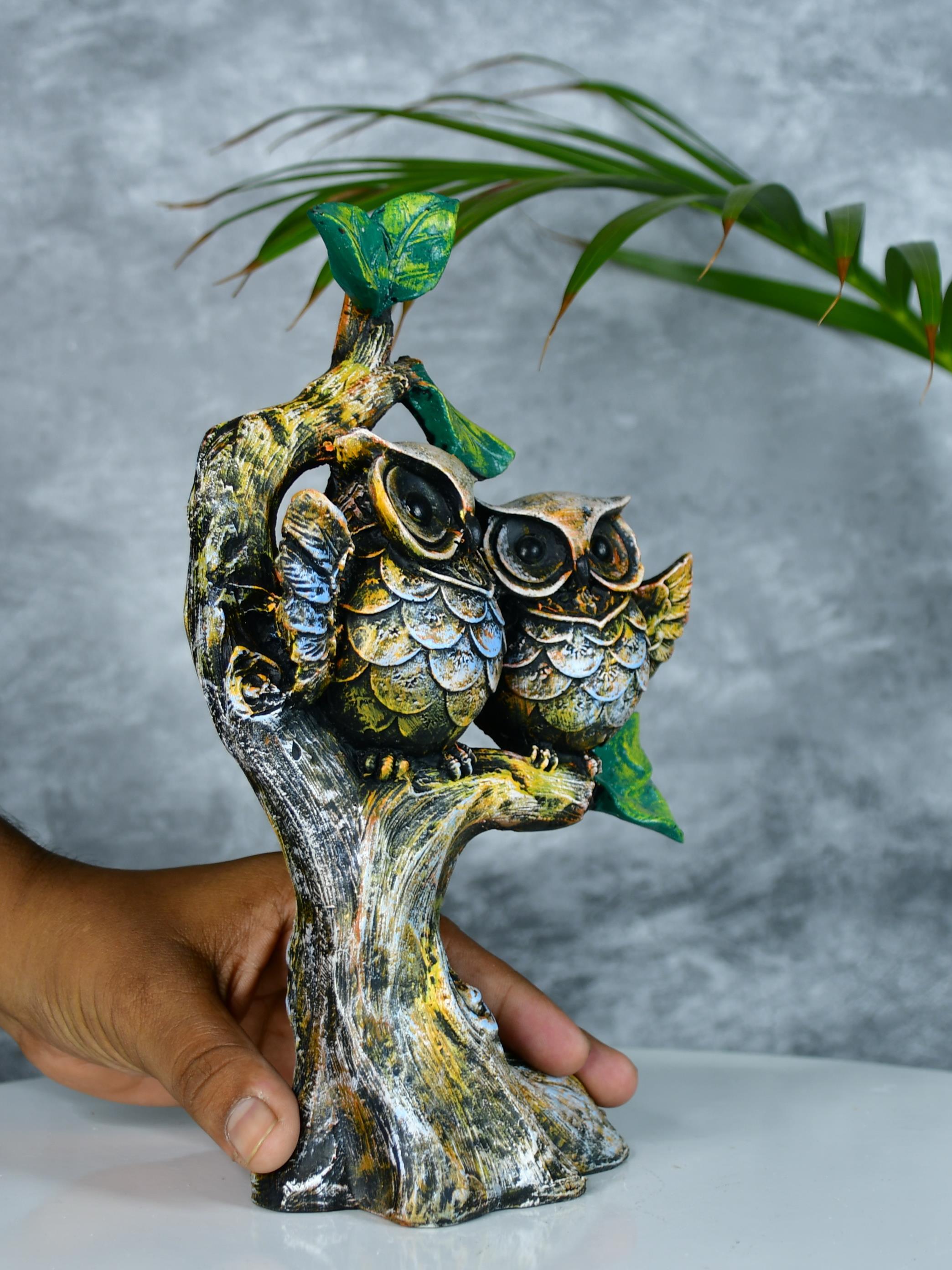 Mayii Resin Owl Branch