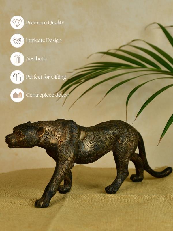 Mayii Resin Panther Decor