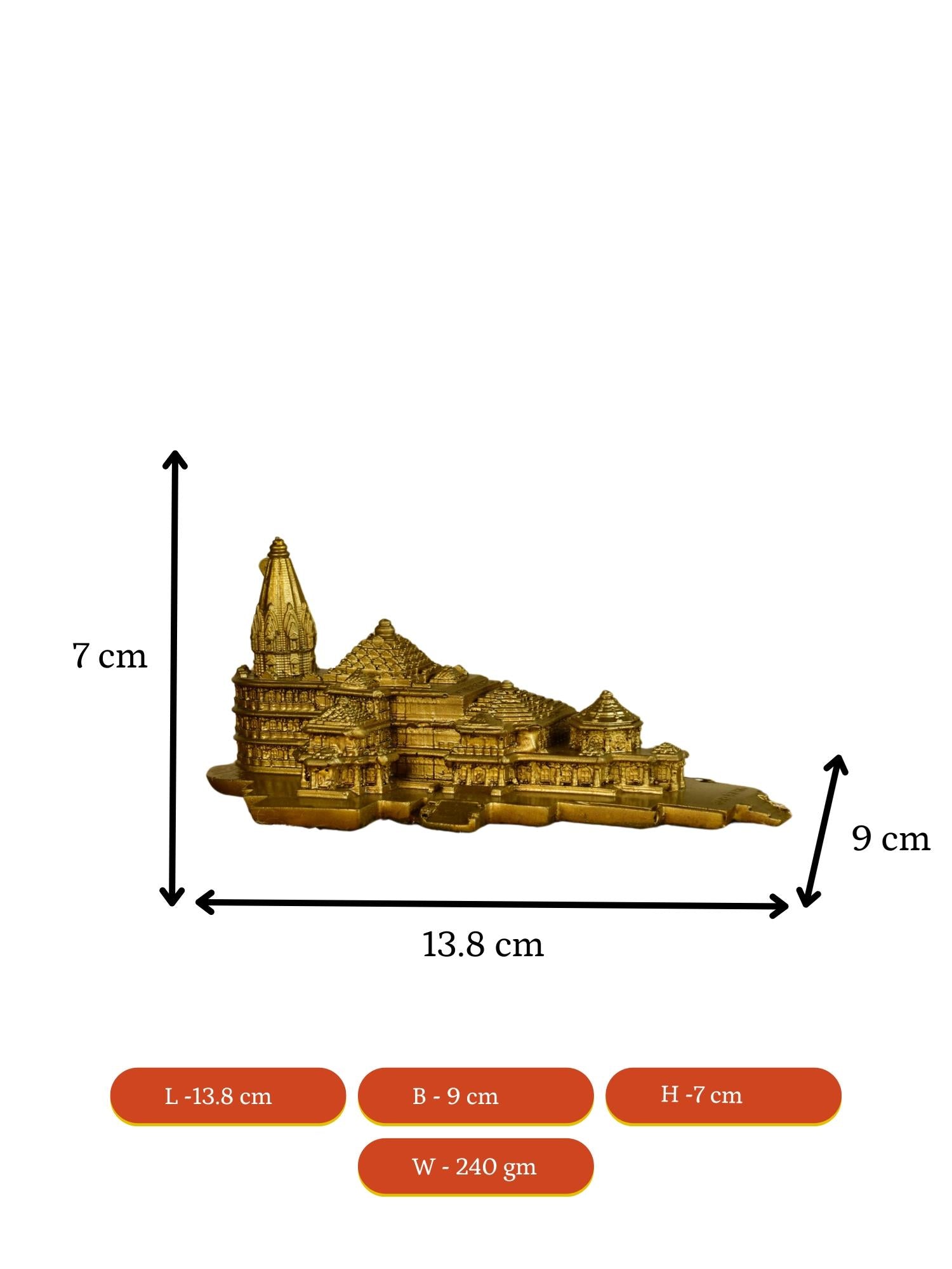 Mayii Resin Mini Mandir