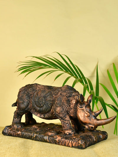 Mayii Resin Rhino Decor