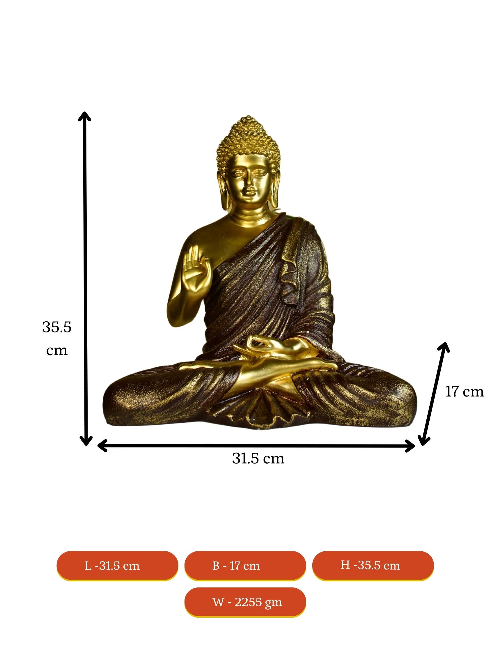 Mayii Resin Buddha Decor