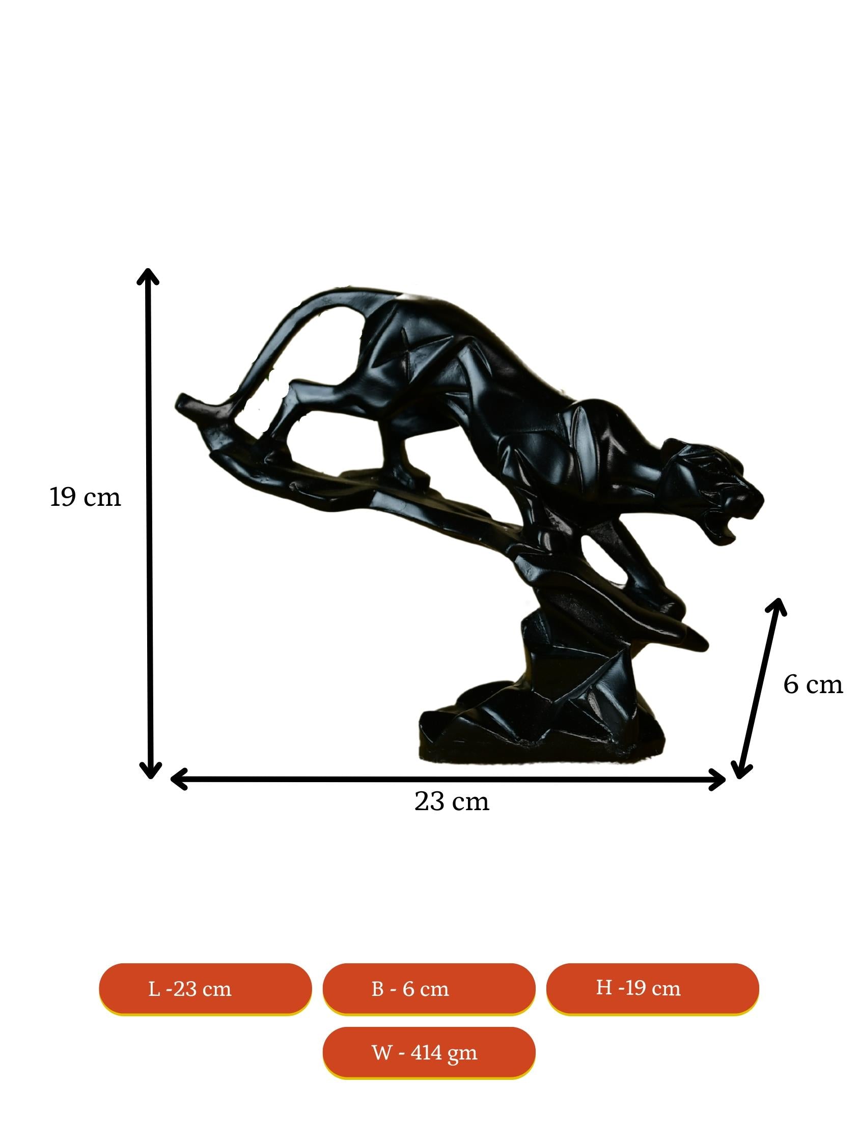 Mayii Resin Panther Statue