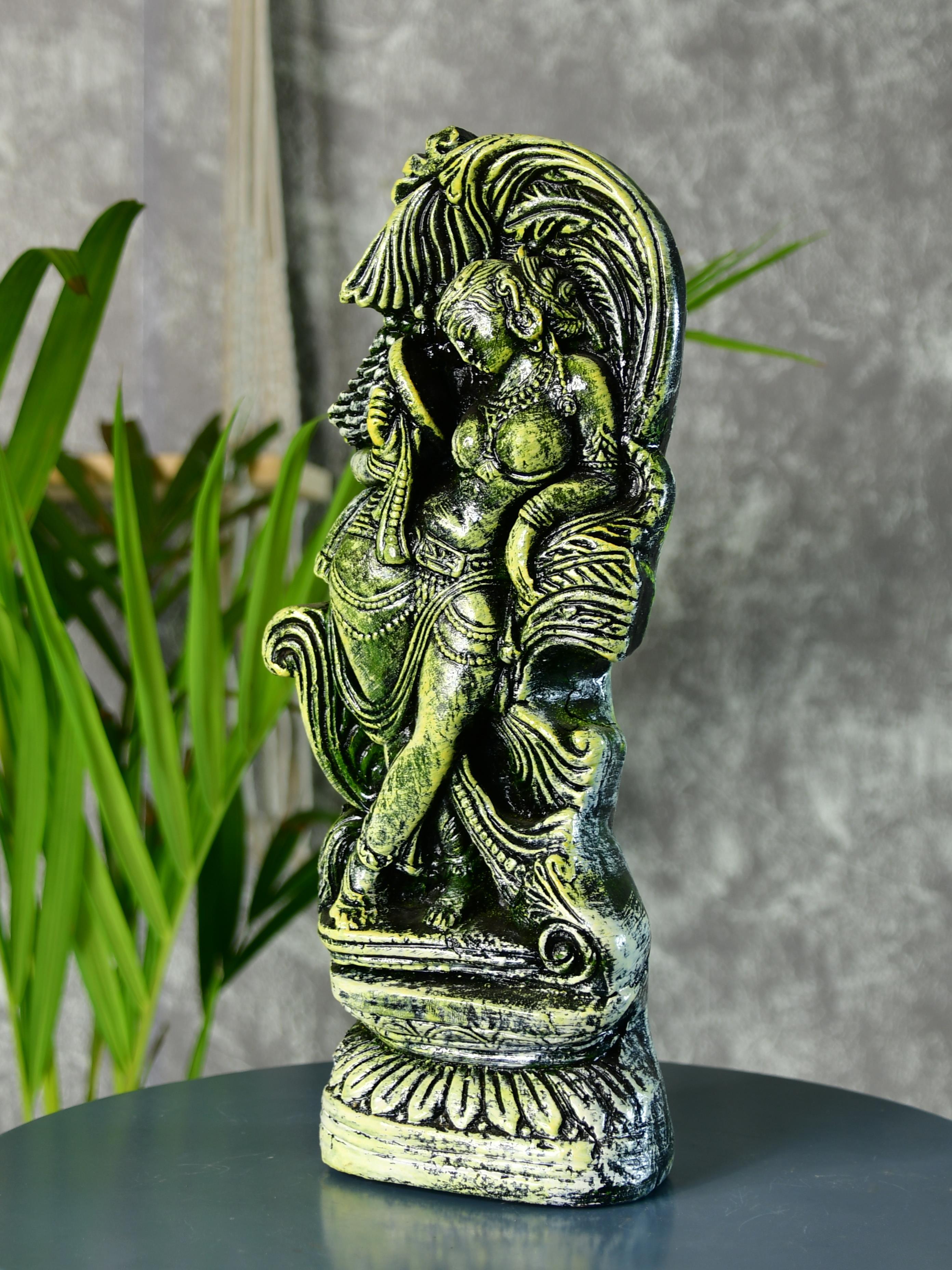 Mayii - Premium Ancient Finish Terracotta Lady Abstract Art