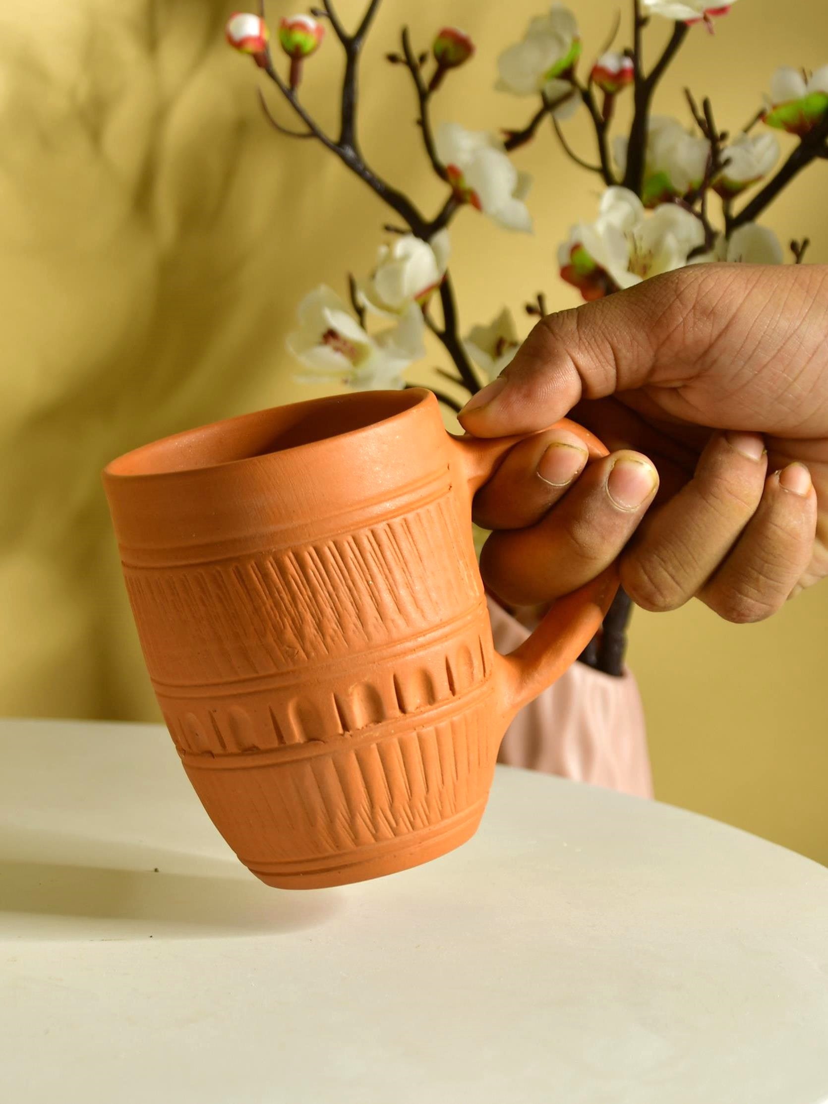 Mayii - Premium Unglazed Terracotta Drink Mugs