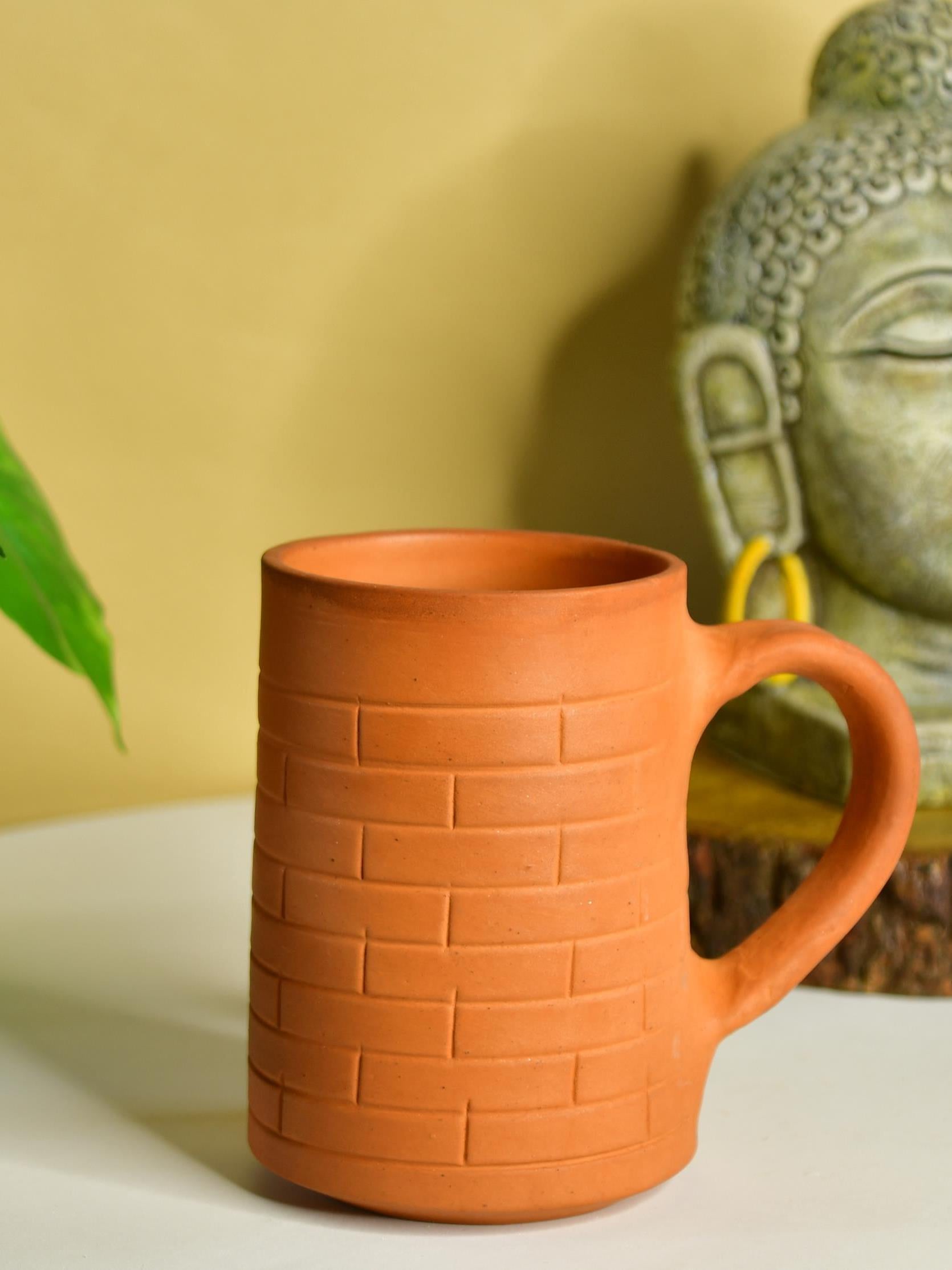 Mayii - Premium 600ml Unglazed large Terracotta Mug