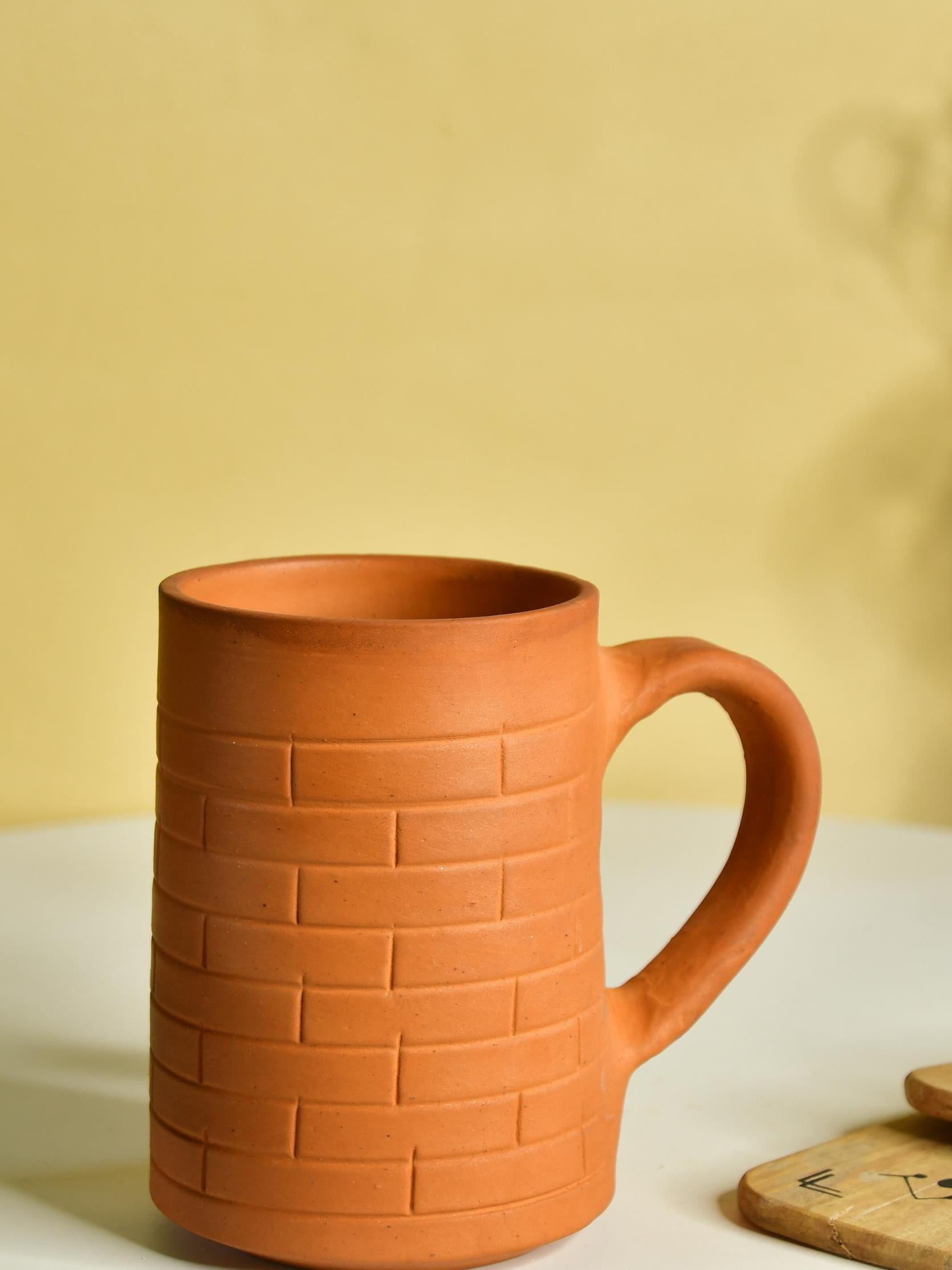 Mayii - Premium 600ml Unglazed large Terracotta Mug