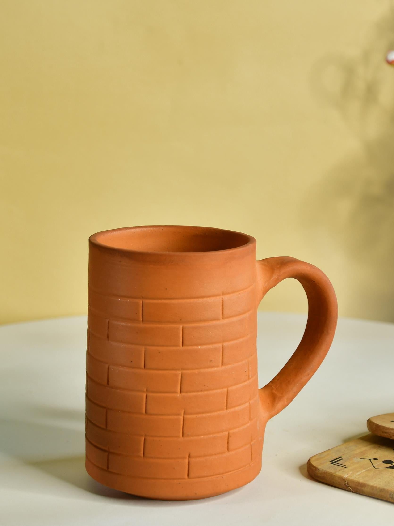 Mayii - Premium 600ml Unglazed large Terracotta Mug