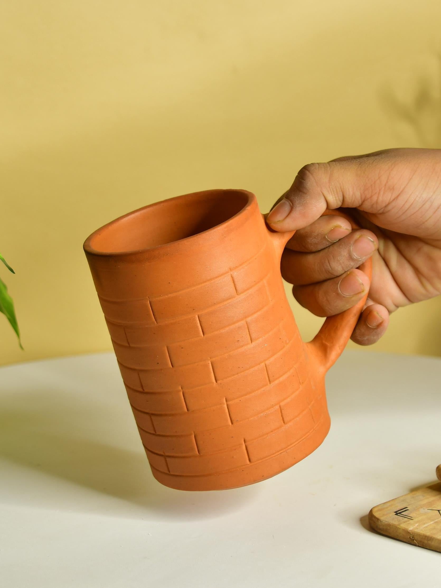 Mayii - Premium 600ml Unglazed large Terracotta Mug