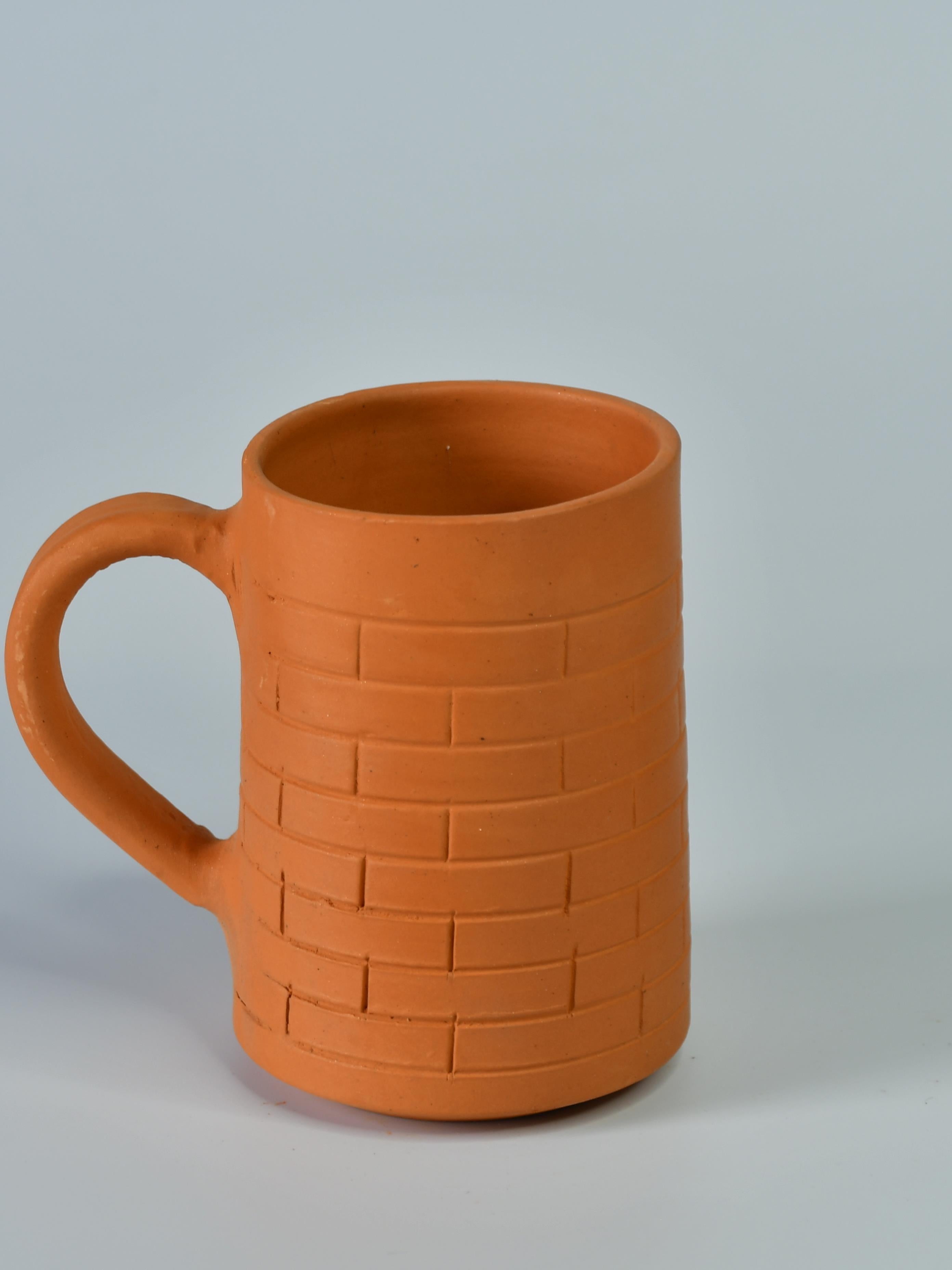 Mayii - Premium 600ml Unglazed large Terracotta Mug