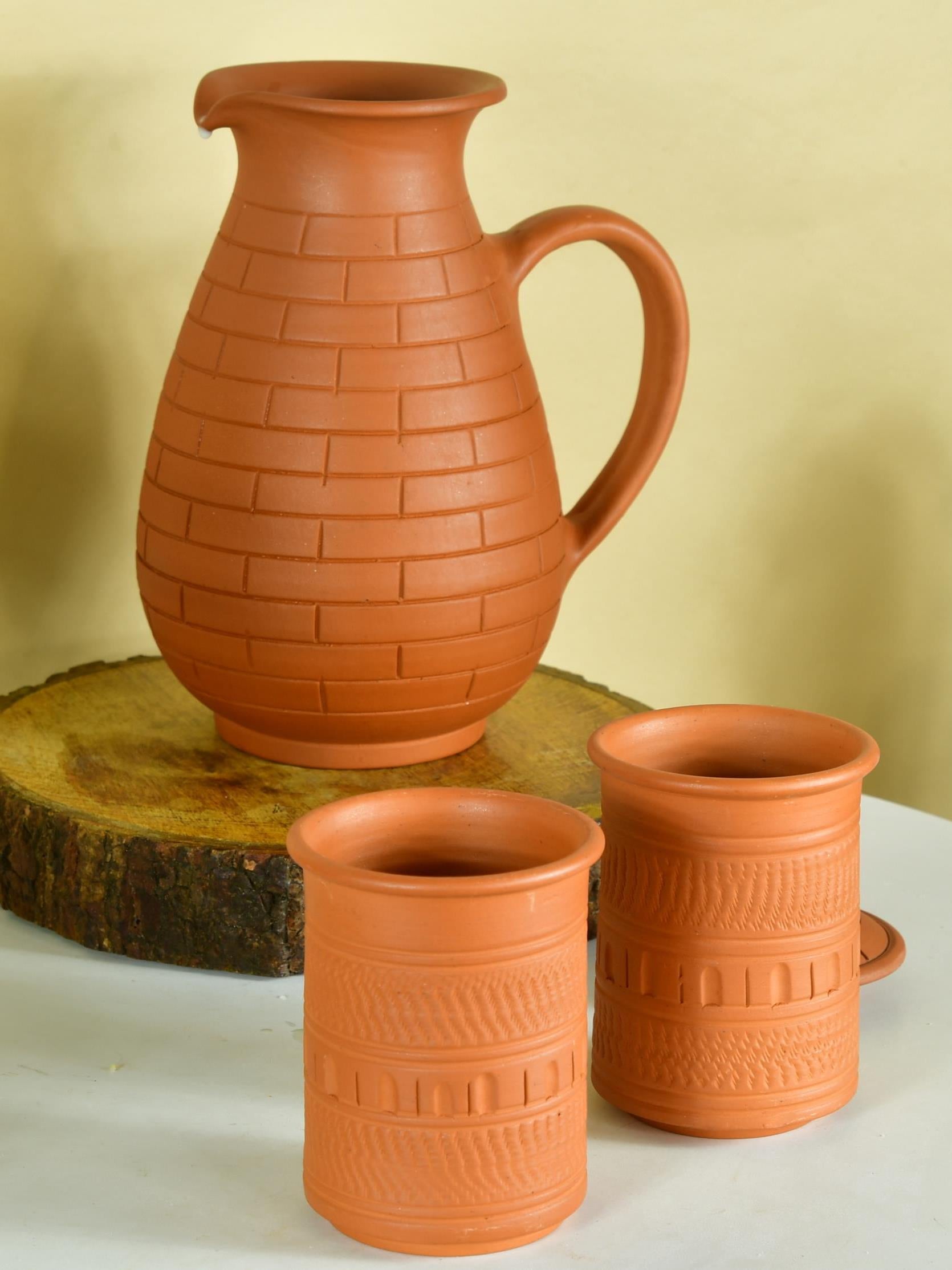 Mayii - Premium Set of 2 Unglazed Terracotta tumbler