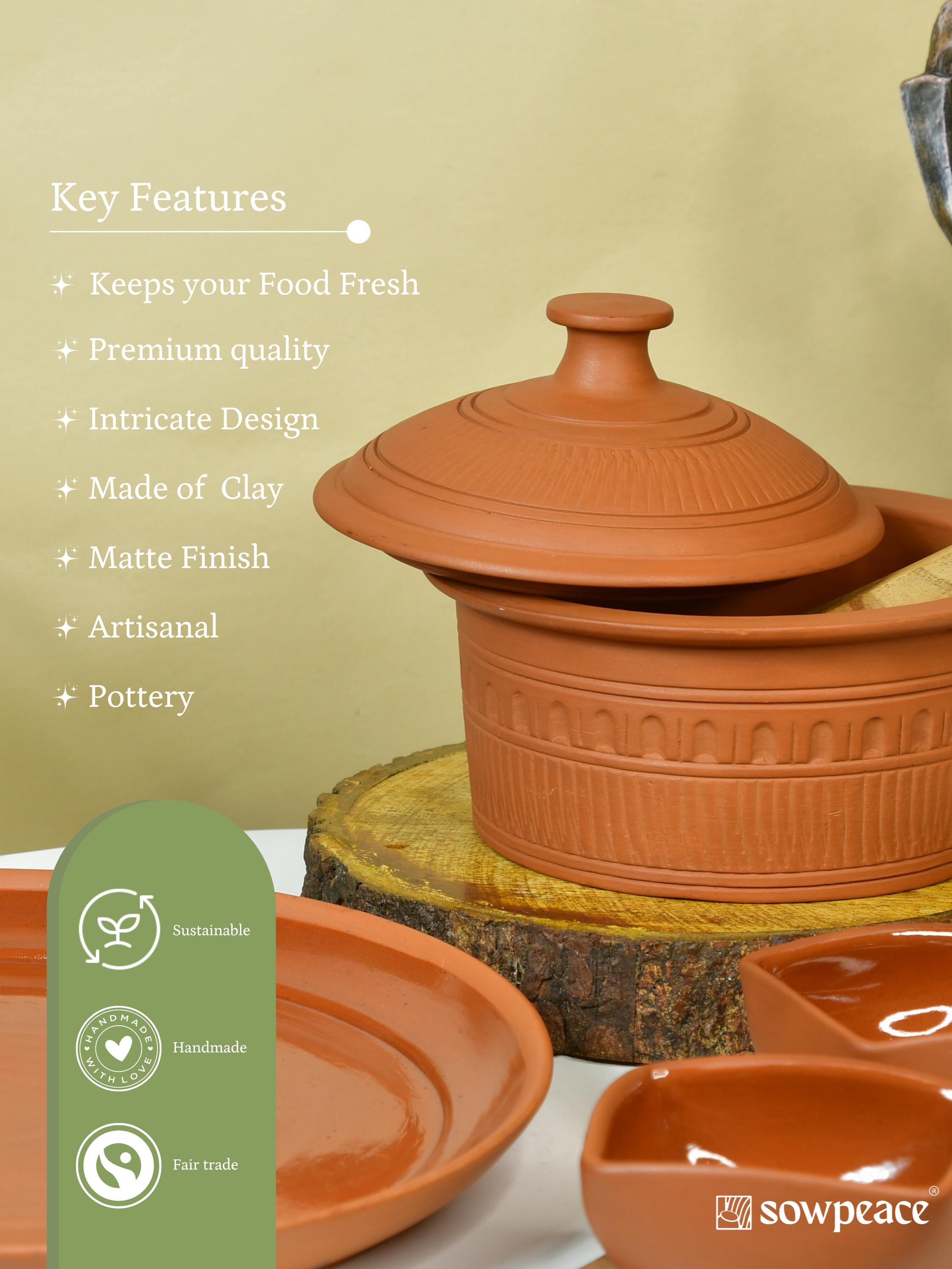 Mayii - Premium Large Terracotta Food Serveware