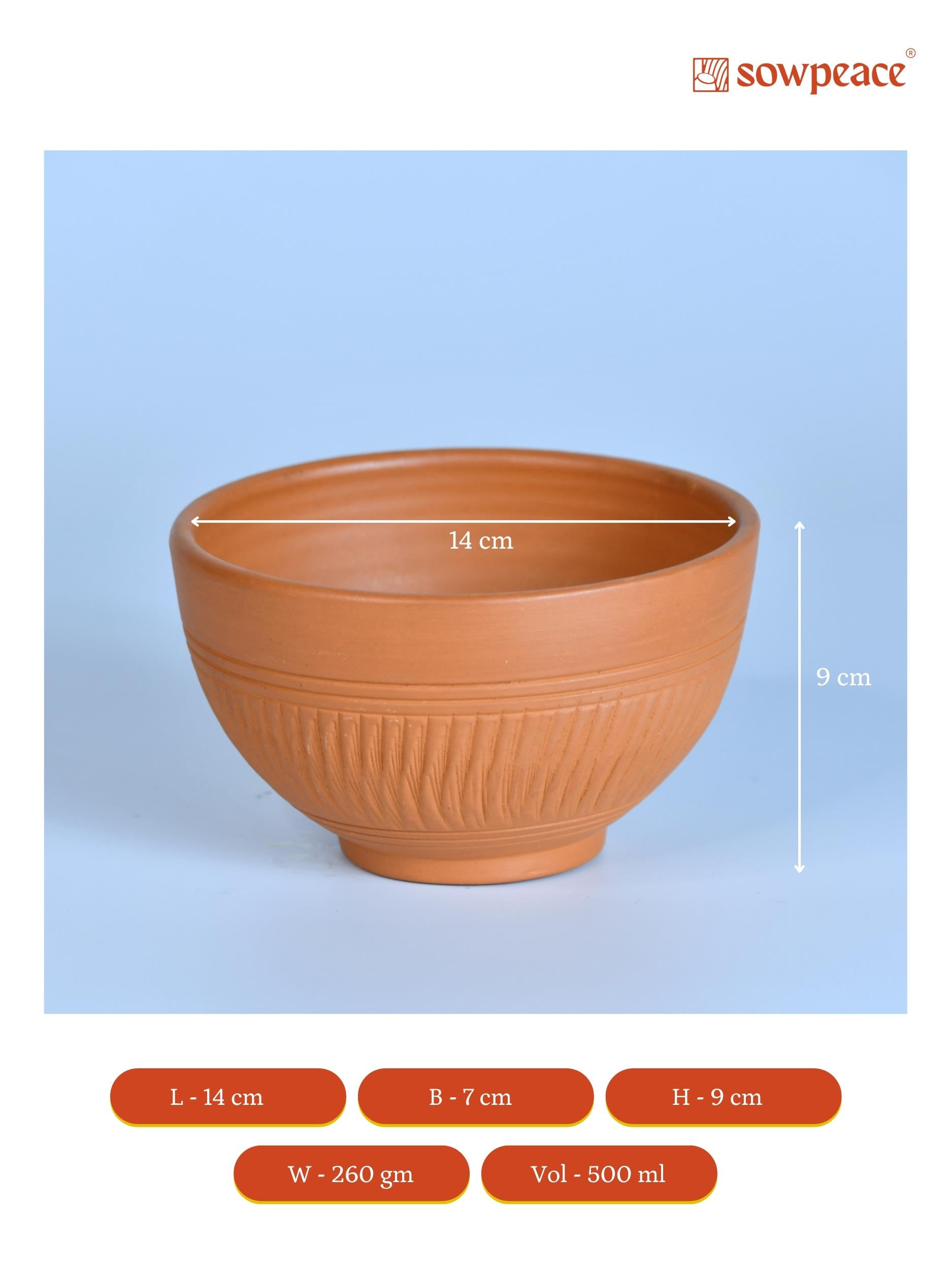 Mayii - Handcrafted Terracotta Soup Bowl: Artful Kitchenware & Decor