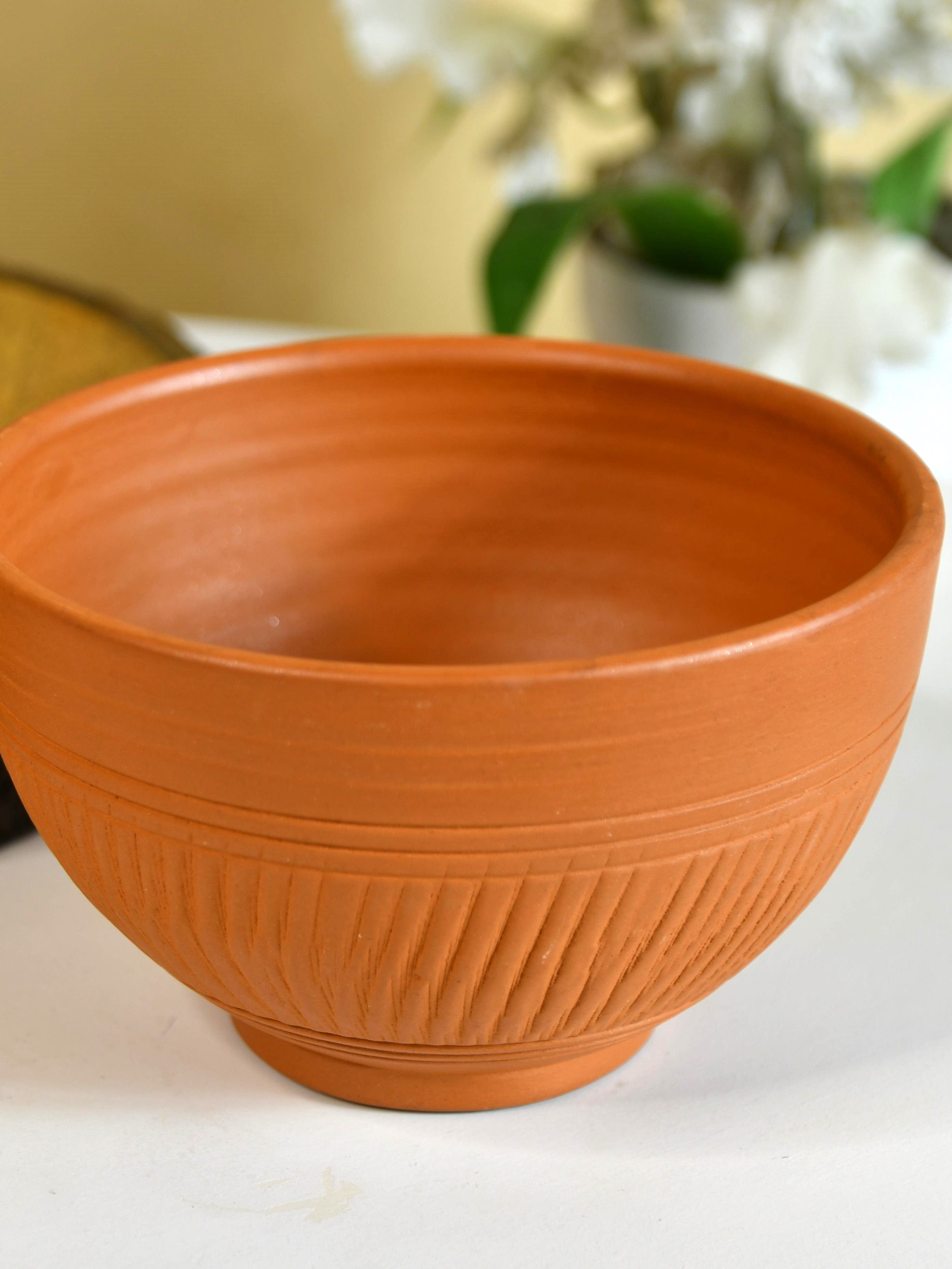 Mayii - Handcrafted Terracotta Soup Bowl: Artful Kitchenware & Decor