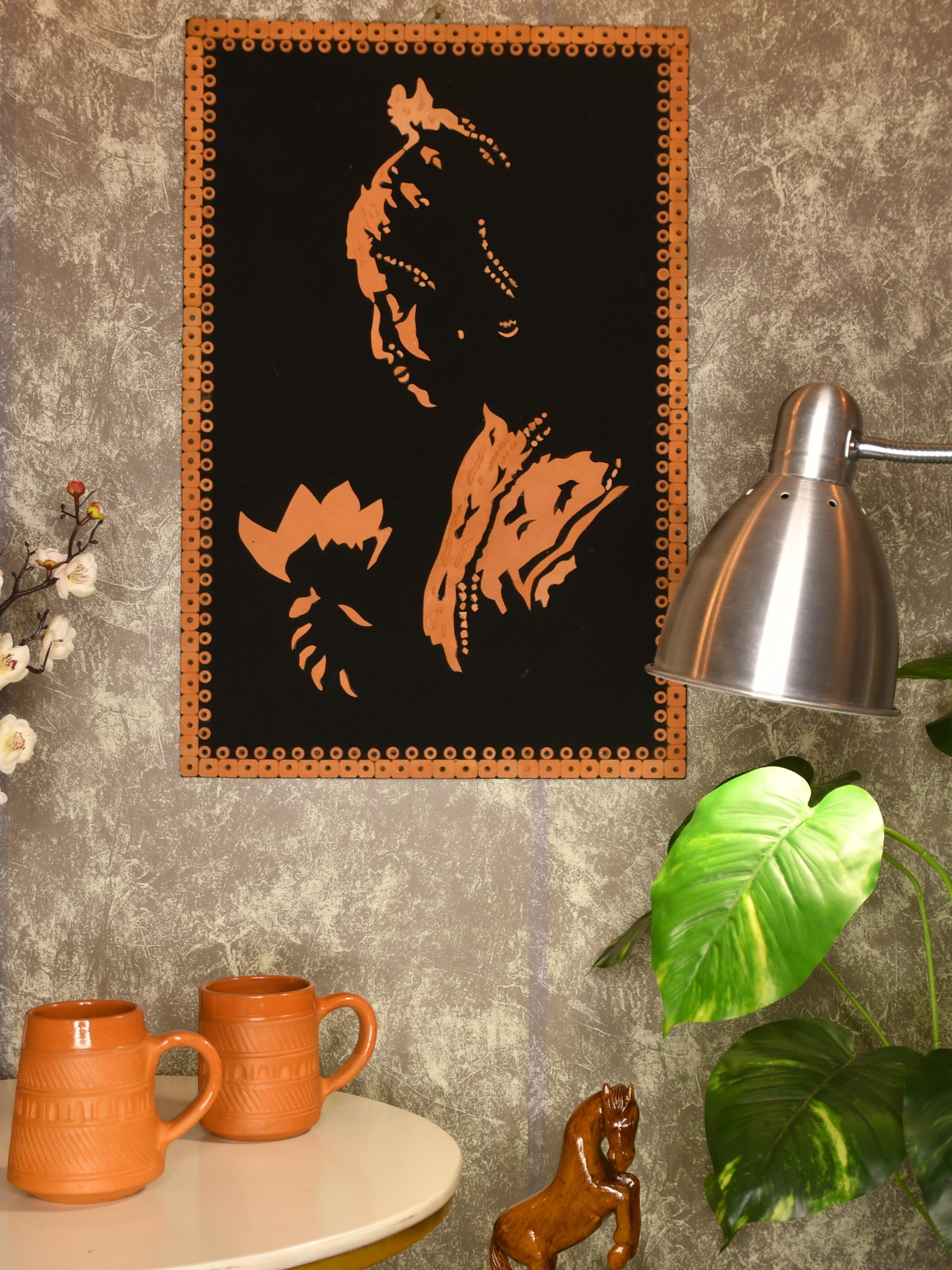 Mayii - Terracotta light and shadow wall art