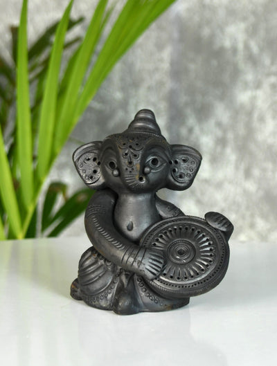 Mayii - Abstract Terracotta Ganesha Dafali