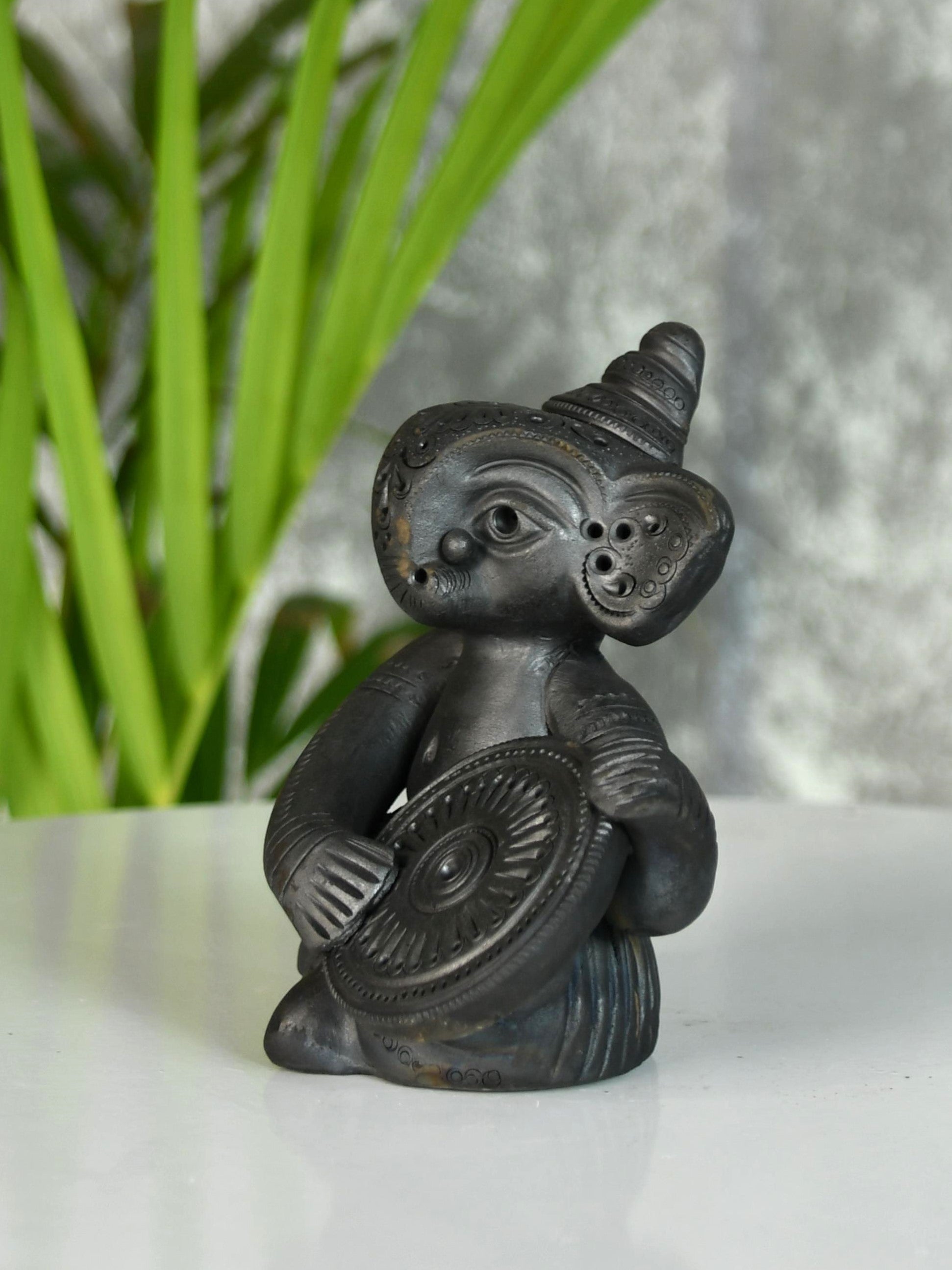 Mayii - Abstract Terracotta Ganesha Dafali