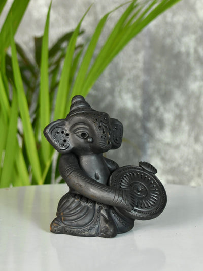 Mayii - Abstract Terracotta Ganesha Dafali