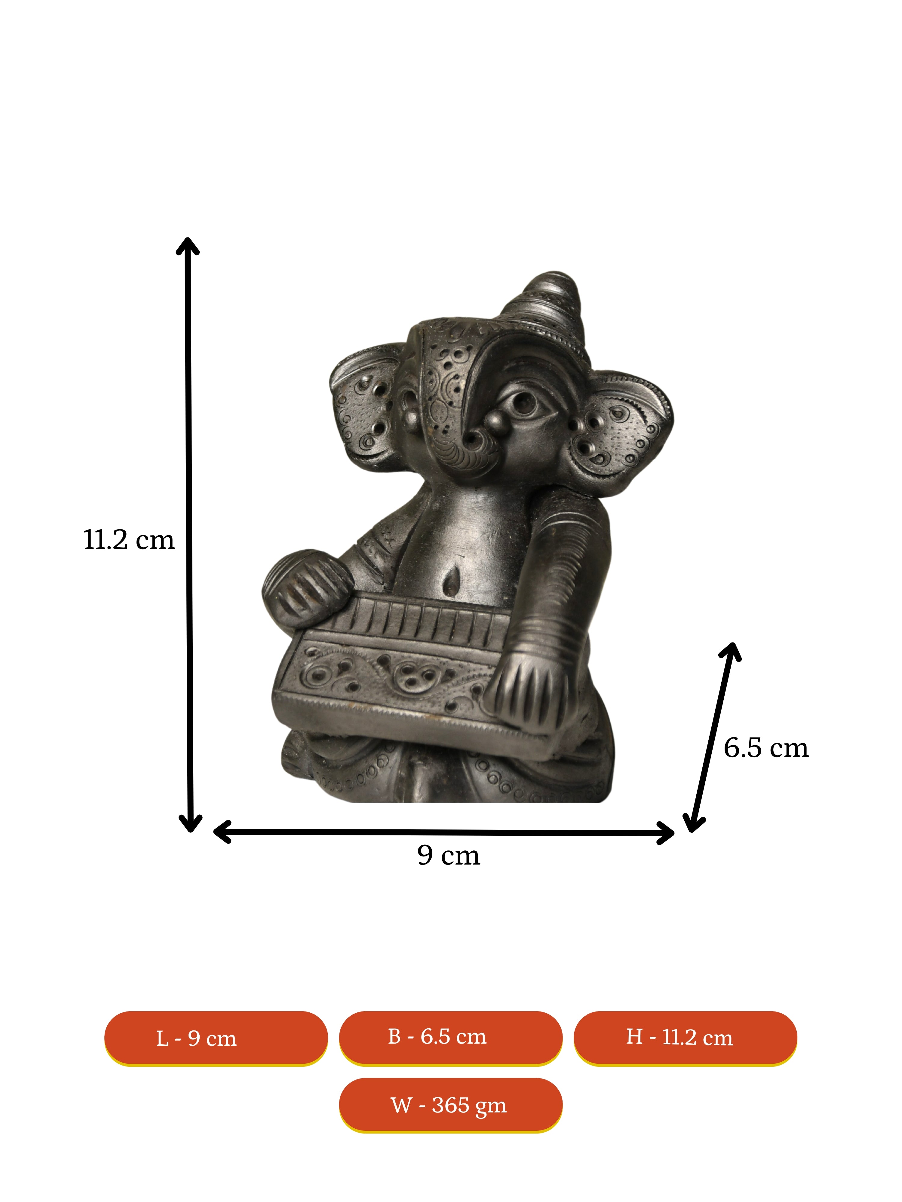 Mayii - Terracotta Ganesha Melodious Harmony