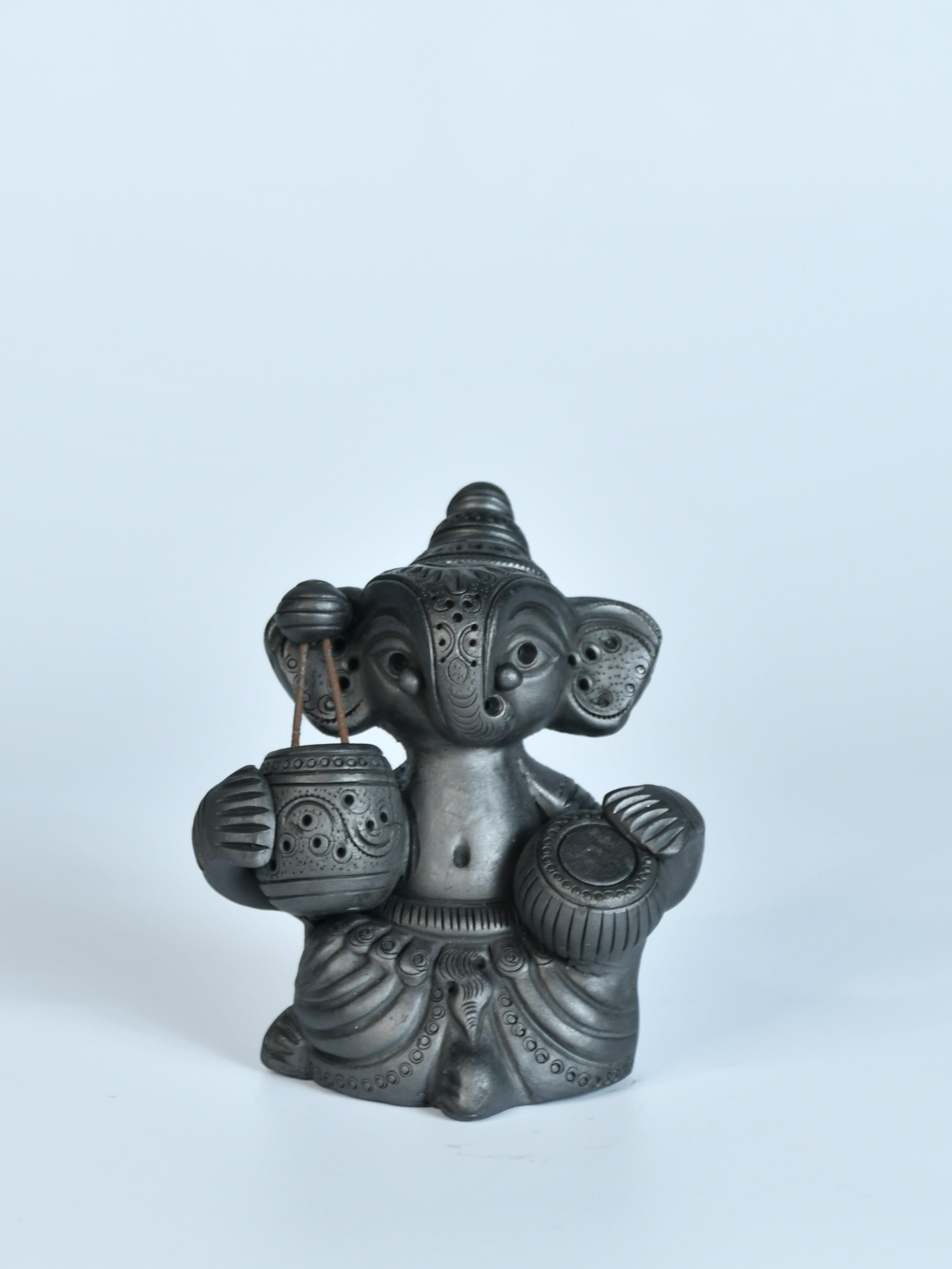 Mayii - Abstract Terracotta Ganesha Iktara Tabla