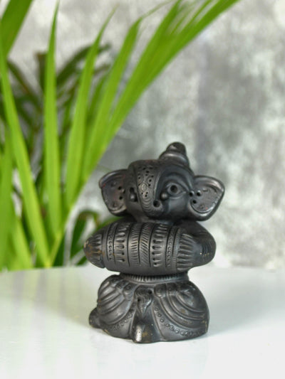 Mayii - Terracotta Ganesha Rhythmic Hands