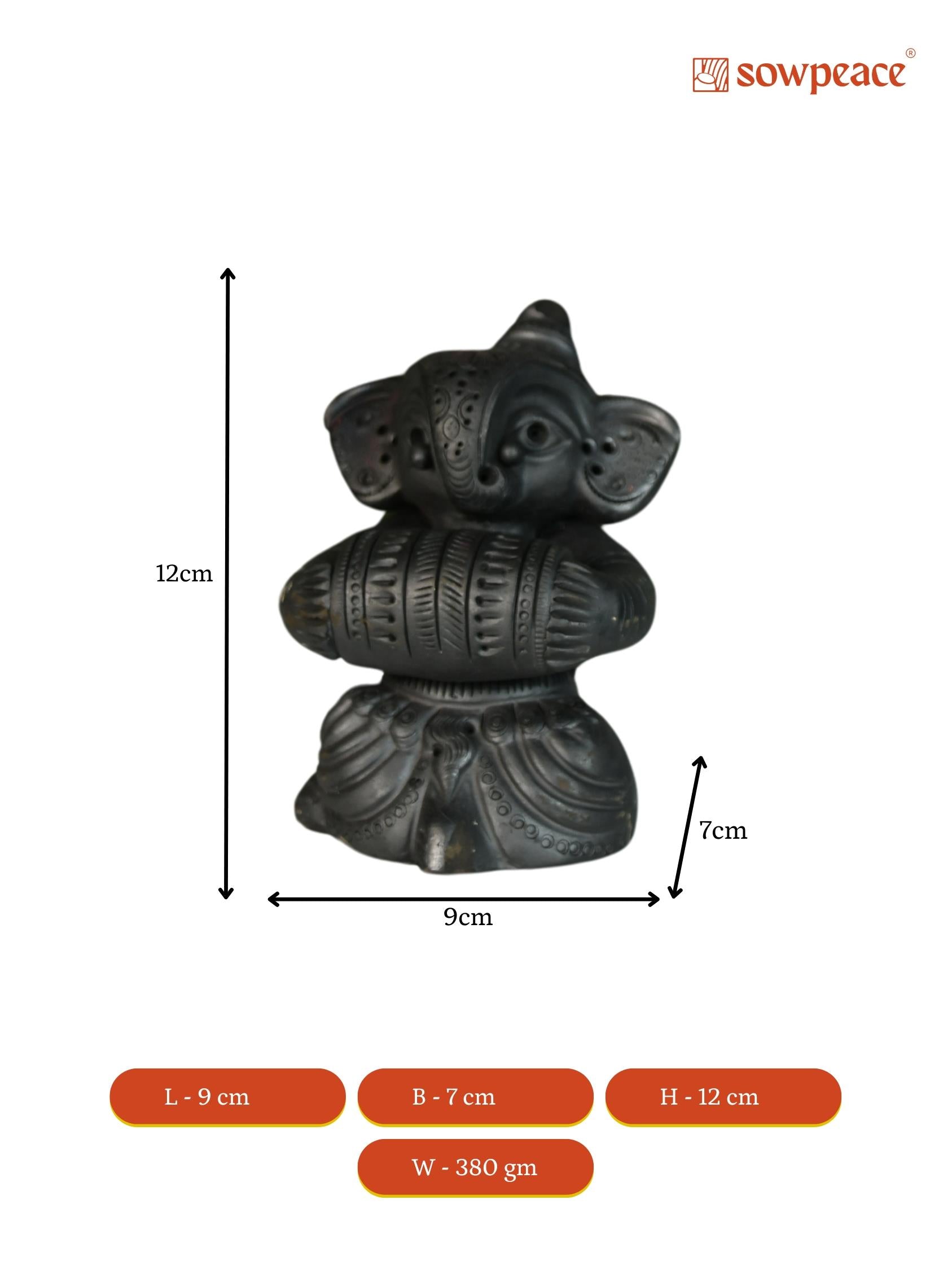 Mayii - Terracotta Ganesha Rhythmic Hands