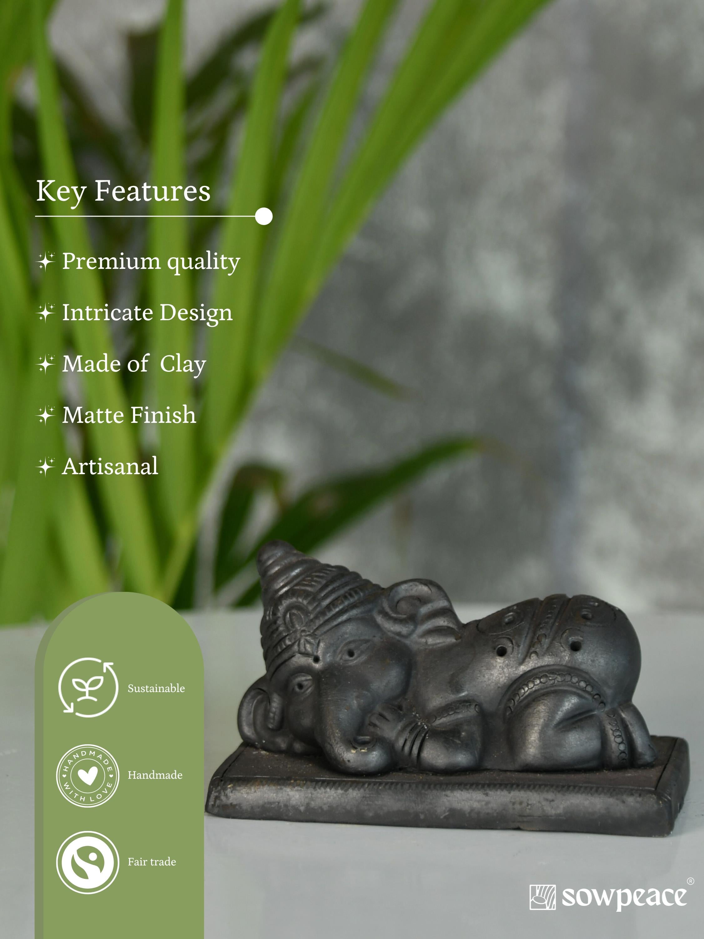 Mayii - Exotically designed resting Ganesha