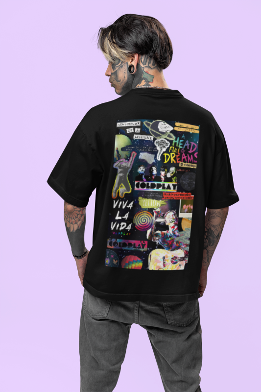 Mayii | Coldplay India Concert 2025 Special Edition Relaxed Oversized Tee | Concert Ready