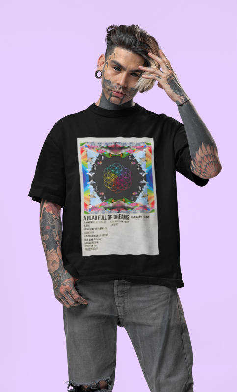 Mayii | Coldplay India Concert 2025 Special Edition Unisex Oversized Tee | Concert Ready